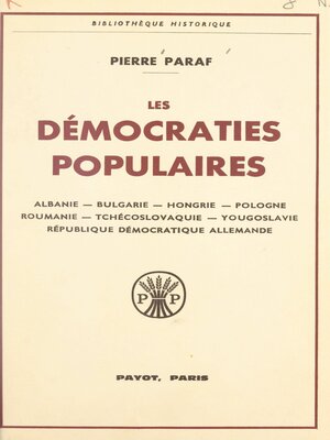 cover image of Les démocraties populaires